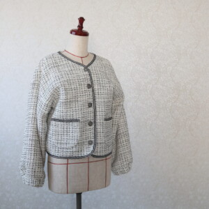 Make a tweed blouson | ツイードブルゾンを作ります